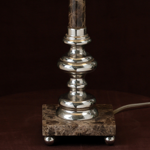 Tối Giản Bảng Ánh Sáng Màu Đen Chrome Pha Lê Bảng Đèn Trắng Trống Bóng Râm Môi Trường Xung Quanh Cơ Thể Thủy Tinh Pin AC Cho Phòng Ngủ - Product Image 4