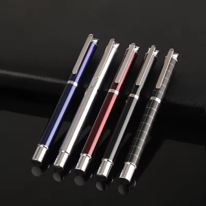Neue Hot Sale hochwertige Luxus Vergoldung bunt mit Kappe aus fließende Tinte glatt schreiben Metall Roller Pen mit benutzer definierten Logo - Product Image 5