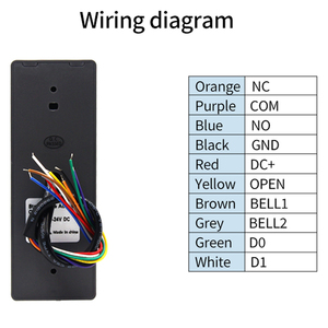 Controlador de Acceso RFID Independiente Inteligente con Teclado ABS, Wifi, para Puerta de Oficina, Resistente al Agua IP67, 125kHz 13.56mhz, con Lector de Tarjetas IC/ID - Product Image 5