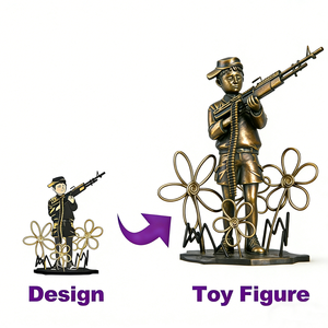 Figura de Acción Coleccionable en Miniatura 3D de PVC, Escala 1/6, Directo de Fábrica, OEM, para Decoración de Escritorio, Juguete, Regalo - Product Image 1