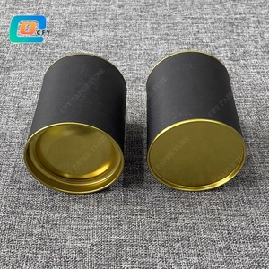 Contenitore per tubo di <span class=keywords><strong>carta</strong></span> tondo personalizzato o barattoli di plastica per imballaggio coperchi rialzati in metallo - Product Image 3