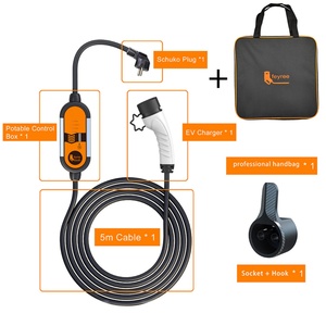 เครื่องชาร์จรถยนต์ไฟฟ้าแบบพกพาขนาด 3.5 กิโลวัตต์ รุ่นใหม่ พร้อมเทคโนโลยี V2G หัวปลั๊กแบบ Type1/Type2/GBT รับประกัน 12 เดือน - Product Image 3