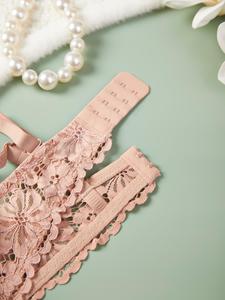 Áo ngực ren hoa 3 màu có gọng nâng ngực Thiết kế nâng đỡ thoải mái & hỗ trợ bên hông Áo ngực đầy đủ kiểu dáng thanh lịch Đồ lót hàng ngày - Product Image 5