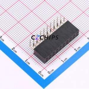 PM254-2-10-W-8.5 Pin Socket Bent Lead Through Hole,P=2.54mm Connector 2x10P 2.54mm 2.54mm Square Hole - Product Image 1