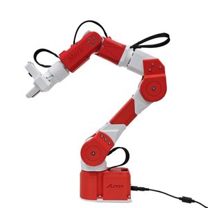 Bras robotique intelligent à 6 axes avec Python et ROS/ROS2, modèle de bureau LeRobot, open-source pour l'éducation et la recherche - Product Image 1