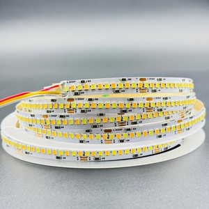 Tira de Luz LED 3 en 1 DC12V 24V 2835 CCT con Ajuste de Color, Doble Blanco 2835 240LED 10MM Flexible, Regulable de Blanco a Cálido - Product Image 2