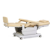 SKE-131 SAIKANG Fauteuil de dialyse électrique professionnel mobile à 2 fonctions réglables pour patients hospitaliers, pour prélèvement sanguin