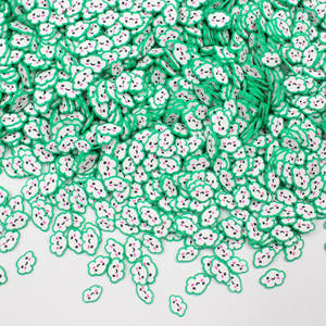 Kit de tranches d'argile polymère nuage de dessin animé de super qualité Figurine d'argile colorée pour la fabrication de Slime Artisanat <span class=keywords><strong>en</strong></span> argile de qualité supérieure 5mm Non toxique - Product Image 2