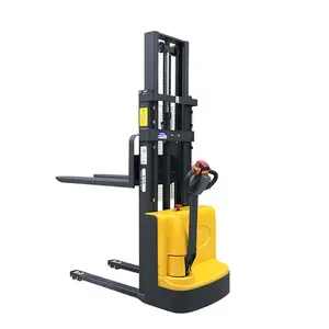 Forklift Listrik Stacker Palet Harga Forklift Penyeimbang Berat Eksklusif Lift Menggunakan Truk Forklift Mini Stacker 650