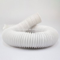 Tuyau d'évacuation flexible en PVC ignifuge avec armature en fil d'acier pour l'extraction des fumées industrielles