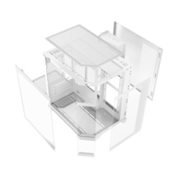 Boîtier d'ordinateur de jeu de bureau compact AntarcChill, compatible avec un refroidisseur liquide de 360 mm, tour moyenne pour usage multi-usage, microATX