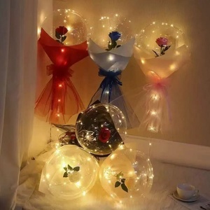 Globos Luminosos LED <span class=keywords><strong>Bobo</strong></span> con Forma de Rosa de Boca Ancha, Inflables, para Navidad, Pascua, Halloween, con Varillas, Set de Regalo, Venta al Por Mayor - Product Image 5