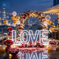 Lettres et chiffres lumineux personnalisés de A à Z, bande lumineuse flexible en acrylique LED néon pour la décoration de mariage, d'anniversaire, d'événements et de fêtes
