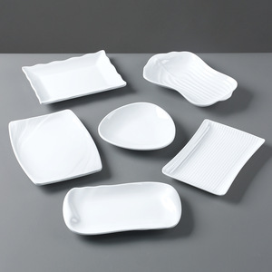 <b>Melamine</b> white snack and cold dish <b>plate</b>, KTV bar snack <b>plate</b>, commercial small dish, melon seed and potato fry <b>plate</b>, - Product Image 2
