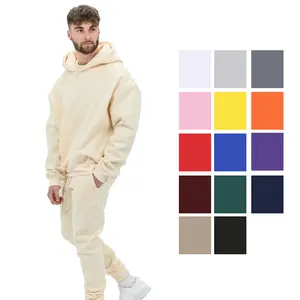 2024 yeni tasarım erkek egzersiz kazak Sweatpants ve Hoodie seti