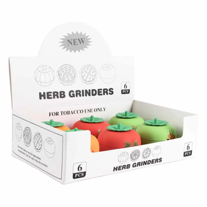 2024 <span class=keywords><strong>moins</strong></span> <span class=keywords><strong>cher</strong></span> prix meilleure vente <span class=keywords><strong>tabac</strong></span> coloré 60MM couleur Halloween citrouille fumée 3 couches métal manuel broyeur d'herbes - Product Image 1