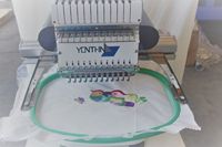 Yonslim Machine à broder 2 têtes, pas cher, pour vêtements plats