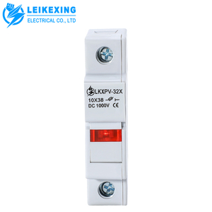 DC 1000V <span class=keywords><strong>Fusible</strong></span> Solar Portafusibles Bajo voltaje 15A 20A 25A 32A Fusibles cerámicos cilíndricos para instalaciones solares - Product Image 1