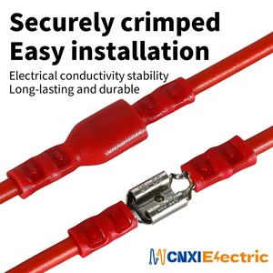 <span class=keywords><strong>ขั้ว</strong></span>ต่อสายไฟฟ้าแบบปลดเร็ว CNXI FDVD ซีรีส์ 5.5-250 แบบหนีบสองชั้น ทำจากทองเหลือง หุ้มฉนวน PVC <span class=keywords><strong>ขั้ว</strong></span>ต่อสายไฟฟ้าทองแดงแบบตัวเ<span class=keywords><strong>ม</strong></span>ีย - Product Image 4