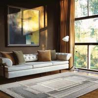 Tapis en laine noués à la main sur mesure, tapis Versache de 300 cm, tapis et carpettes pour salon, grand format, mélange de soie et de laine
