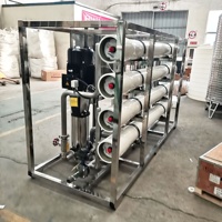 Usine industrielle d'osmose inverse de 8 tonnes/heure pour le traitement de l'eau brute et la production d'eau pure
