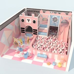 Piscinas de Bolas de Nuevo Diseño y Buena Calidad, Tema Macaron, Juegos Modulares para Interiores, Conjuntos de Equipos para Niños - Product Image 4