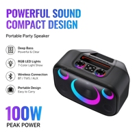 ZL-4406 Enceinte de fête portable de 8 pouces avec poignée télescopique, puissant système audio de type tour DBL Pro
