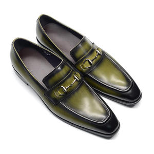 Chaussures pour hommes luxueuses sur mesure en cuir véritable antidérapantes affaires décontractées fête mariage élégant - Product Image 6