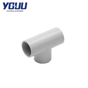 Tuu ad alta richiesta Conduit elettrico solido t-shirt raccordo senza veleno di plastica boccola di saldatura liscia testa di esportazione prodotti in scatola colata - Product Image 4