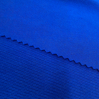 Tissu de maillot de football à séchage rapide en maille à pois par sublimation, 160 GSM, 100 % polyester, tissu respirant à l'effet œil d'oiseau pour maillot de football, t-shirt culturel