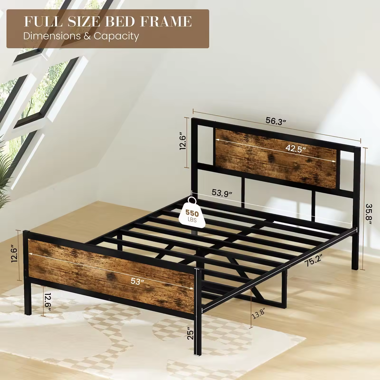 tomasella FRAME Letto matrimoniale in legno o laccato, testiera con decoro rigato, senza rete, con rete o con contenitore