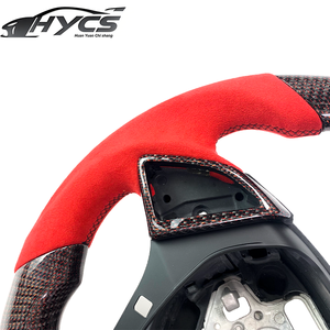 Volant sport en cuir et fibre de carbone pour C6/C7/C8 et (2016-2020) - Product Image 2