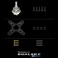 Moteur Brushless Dualsky XM6352EA 240KV 280KV 380KV 560KV pour Drone FPV et Avion RC 125E - Accessoire pour Véhicule Aérien Sans Pilote