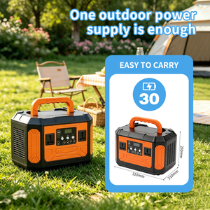 Stations d'alimentation d'urgence à haute capacité 30A, station d'alimentation portable 500W pour le camping en plein air - Product Image 4