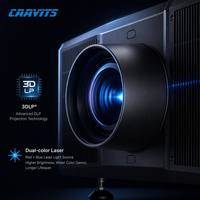 Projecteur laser professionnel Yaber ALPD 22000lm WUXGA avec décodage 4K, HDBaseT, objectif interchangeable, OS anglais pour une expérience immersive en musée