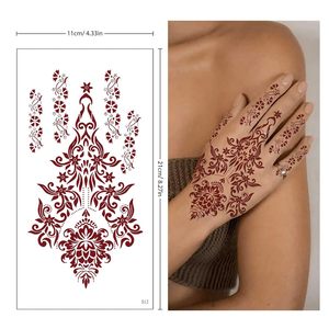 Tatuajes Temporales de Henna con Lámina Dorada Personalizados, Ecológicos, al por Mayor, Diseños Artísticos para Mujeres, Chicas y Novias - Product Image 3