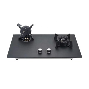 Điện Gấp <span class=keywords><strong>Gas</strong></span> Hob Nồi Tempered Glass Bảng Điều Chỉnh Đầu Đốt Đôi Bếp <span class=keywords><strong>Gas</strong></span> - Product Image 1