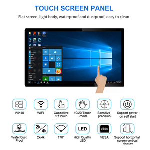 Chi phí thấp IP65 32-inch LCD cảm ứng điện dung màn hình x86 Mini nhúng công nghiệp Máy Tính Xách Tay <span class=keywords><strong>PC</strong></span> không quạt thang máy tự phục vụ kinh doanh - Product Image 2