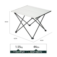 Table pliante de pique-nique portable pour l'extérieur Petite table de camping en aluminium pour barbecue
