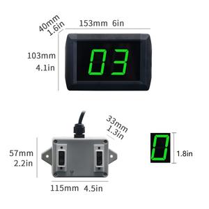 Klantenmensen Binnenruimte Stromen Bezoekersbalie Bidirectionele Digitale Teller 0-99 Met Infrarood Radarsensor - Product Image 2