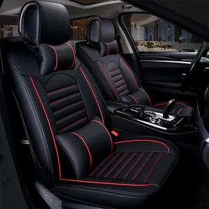 Conjunto completo de capas de assento de carro personalizadas, universal com suporte traseiro