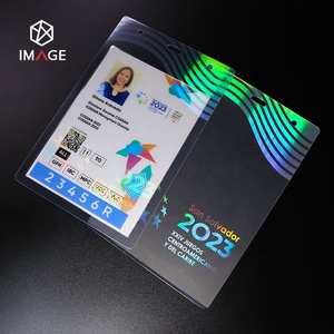 Pochette de stratifié brillant holographique personnalisé pour l'hébergement d'événements - Product Image 2