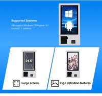 Máquina de Quiosco Inteligente de Autoservicio con Android 11, Impresora Térmica de 80 mm, Sistema Todo en Uno para Boletos y Admisión, Sdlpos
