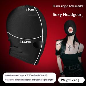 Ensemble de jouets sexuels pour adultes, ensemble de jouets sexuels pour couples, capuche respirante BDSM, parfaite pour les jeux intimes, capuche de privation sensorielle BDSM pour adultes - Product Image 6