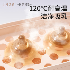 Protector de pezones October Crystallization, ayuda para la lactancia materna de tres capas anti-mordeduras para bebés de 0 a 12 meses SY366 - Product Image 4