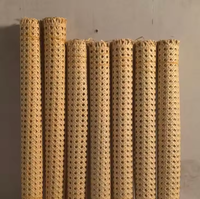 Rollo de Mimbre Sintético de Plástico PE Resistente a los Rayos UV, Lámina Tejida de Imitación de Mimbre para Muebles de Exterior y Decoración de Techos