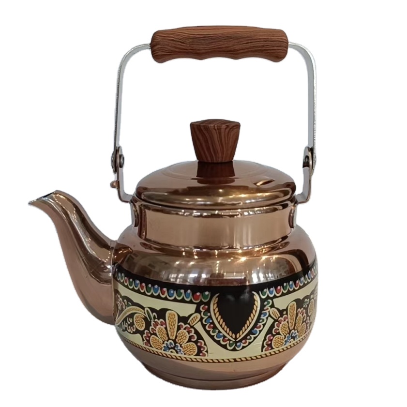 Copper Kettle Turkish Style Tea Pot Turkish Teapot Demmex Tea