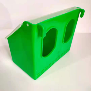 Plastik kümes hayvanları ekipmanları kuşlar besleme fincan kümes hayvanları besleyiciler ve tiryakisi 2 delik güvercin besleyici PH-132 - Product Image 4