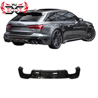 Diffuseur de pare-chocs arrière en fibre de carbone sèche de type AB, lèvre arrière, kit carrosserie aérodynamique pour Audi RS6 C8, pièces de tuning extérieur