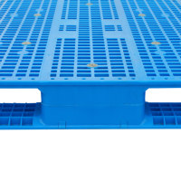 Palette HDPE durable avec 8 barres d'acier plastique de rayonnage dur recyclé pour la vente de rack d'entrepôt industriel